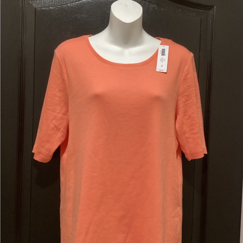 Chico’s Women's Orange Tee Shirt
